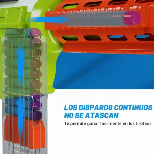Vista 4 de EKIND 18 clips de dardos compatibles con cargadores Nerf Elite, clip de munición de dardos suave de recarga rápida para pistolas de juguete Nerf