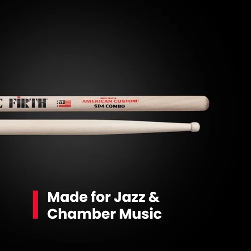 Vista 5 de Vic Firth Baquetas combinadas American Custom SD4