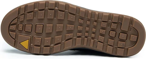 Vista 5 de Botas Oxford de cuero a la moda para hombre, botas de tobillo casuales de media caña para hombre