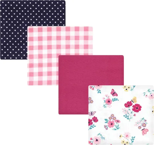 Vista 60 de Hudson Baby Mantas receptoras unisex de franela de algodón para bebé, avión, talla única