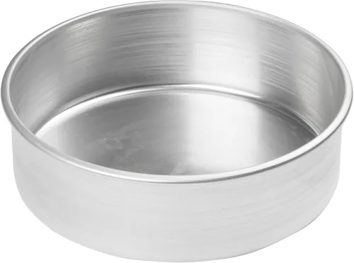 Vista 4 de Winco Molde redondo de aluminio resistente para tartas, 12 x 2 pulgadas
