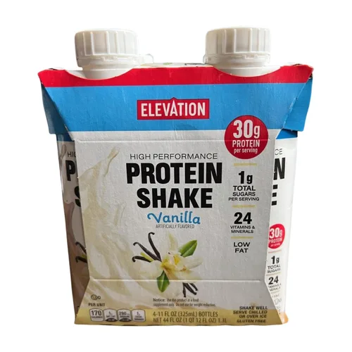 Vista 5 de Elevation High Performance Protein Shake Vanilla and Chocolate 44fl oz 1.3L (8 botellas/2 paquetes)