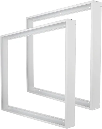 Vista 12 de Kit de montaje en superficie de 1 x 4 para panel plano LED, marco de techo de aluminio para 12 x 48 x 3.13 pulgadas, bueno para panel iluminado