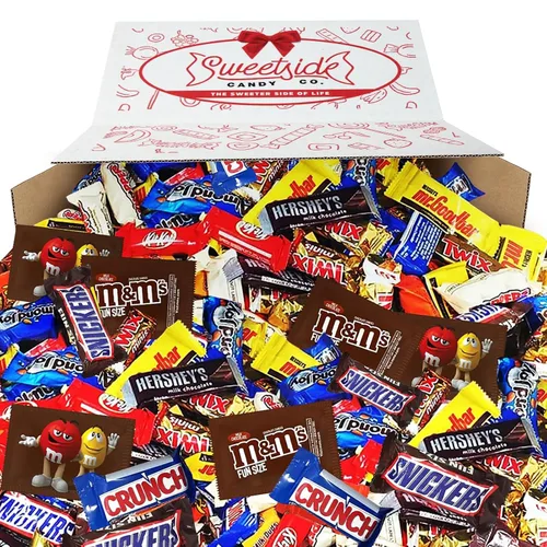 Vista 7 de Paquete variado de caramelos de chocolate – 5 libras a granel, mezcla de chocolate a granel surtida, surtido de dulces de oficina para fiestas