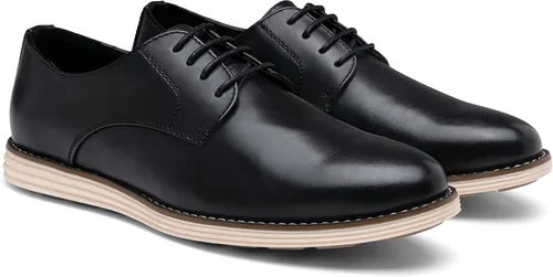 Vista 2 de Vostey Zapatos de vestir casuales para hombre, zapatos Oxford, zapatos de vestir de negocios para hombres