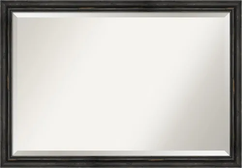 Vista 8 de Amanti Art Bathroom Mirror for Over Sink, Vanity Mirror, Wood Frame, Hangs Horizonally and Vertically, Bathroom Wall Decor, Beveled Edge