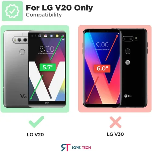 Vista 2 de Funda diseñada para LG V20 con funda de clip para cinturón Combo de funda resistente y funda protectora para teléfono con textura antideslizante