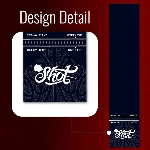 Vista 7 de Shot Darts - Alfombrilla de dardos profesional de alta resistencia, hecha de goma gruesa de grado industrial que absorbe los golpes y no se riza