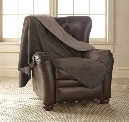 Vista 22 de Manta 100 % impermeable, sedosa, suave,para perros, gatos y personas, S, Negro/Carbón