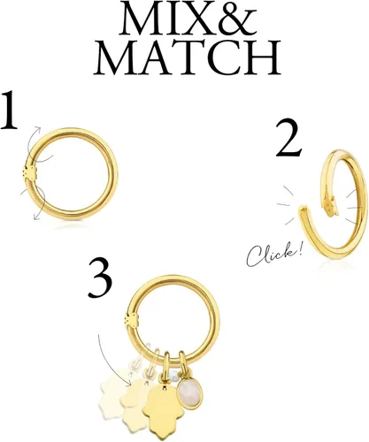 Vista 4 de TOUS Necklace for Women with a Ring Length 16 cm Hold Collection