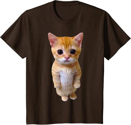 Vista 43 de El Gato Meme Sad Crying Cat Munchkin Kitty Meme Camiseta de moda Small Negro