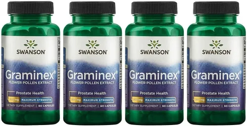 Vista 10 de Swanson Graminex Extracto de polen de flores, suplemento de salud masculina para apoyar la salud de próstata, riñón, vejiga y tracto urinario* - Sin