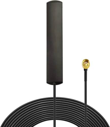 Vista 2 de Bingfu Antena de cámara de rastro celular 4G LTE, montaje adhesivo, RP-SMA, antena de parche macho compatible con cámara de rastro celular 4G LTE