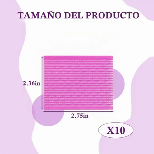 Vista 2 de 10 piezas de almohadillas para el cabello con volumen para el cabello, clips de peinado para seccionar y levantar, accesorios reutilizables