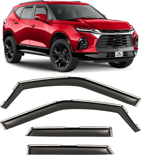 Vista 59 de Voron Glass in-Channel Rain Guards for Chevy Equinox 2018-2024 Para Equinox 18-24