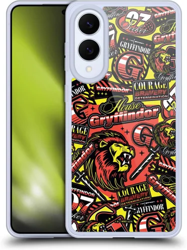 Vista 64 de Head Case Designs Officially Licensed Harry Potter Hogwarts Badge Up Gel Case [Military Grade Protection] Compatible with Samsung Galaxy A17 4G / 5G