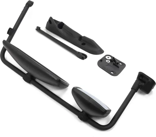 Vista 5 de Espejo de puerta con brazo negro compatible con International 4300 4400 7400 7600 8500 8600 (lado izquierdo)