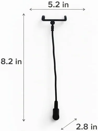 Vista 2 de Soporte para tablet Kindle con cuello de cisne, soporte de brazo ajustable para leer en la cama, manos libres, accesorios Kindle Paperwhite