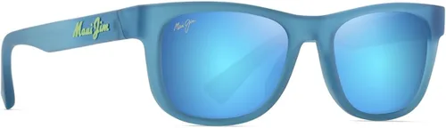 Vista 2 de Maui Jim Polarized Men's and Women's Kaulike Square Sunglasses Mate Trans Azul/Azul Hawaii Polarizado