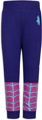 Vista 7 de Marvel Conjunto de sudadera y pantalones con capucha y cremallera para niñas de Spider-Gwen Ghost Spider - MoradoBlanco