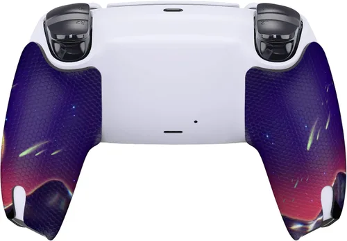 Vista 6 de eXtremeRate PlayVital Anti-Skid Sweat-Absorbent Controller Grip for PS5, Professional Textured Soft Rubber Pads Handle Grips - The Cyber Moon