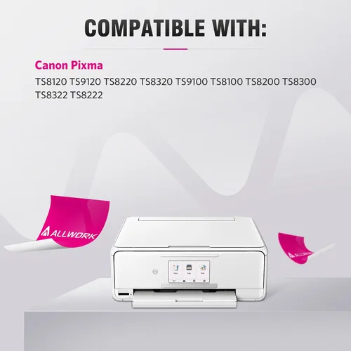Vista 2 de ALLWORK 280XXL 281XXL Compatible para Canon 280 281 TR8620a Cartuchos de tinta PGI-280XXL CLI-281XXL 280 XXL 281 XXL Compatible con TR8620 TS702a