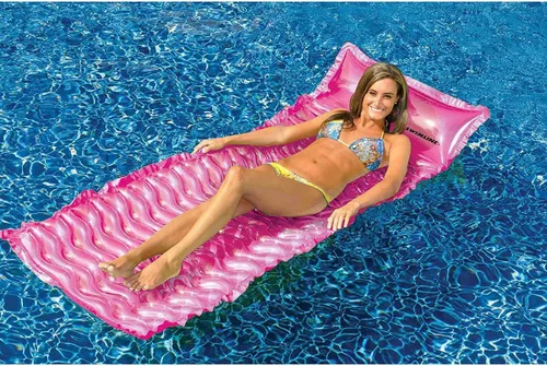 Vista 2 de Swimline Flotador de piscina enrollable Insta-Matt grande