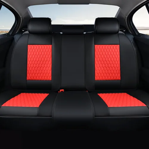 Vista 19 de Coverado Fundas de asiento delantero, fundas de asiento delantero de automóvil, fundas de asiento de piel de napa para automóviles, fundas