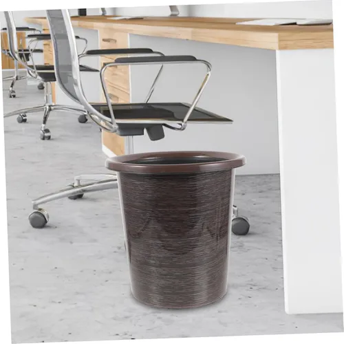 Vista 8 de Cabilock Cubo de basura de plástico para reciclaje, cubo de flores de café, cubo de basura de oficina, contenedores de plástico para llevar