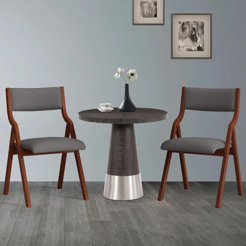 Vista 2 de Ball & Cast Silla Gris+cereza