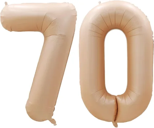 Vista 169 de Goer, conjunto de globos de papel aluminio para decoraciones de cumpleaños, globos de las letras de feliz cumpleaños y de números Oro