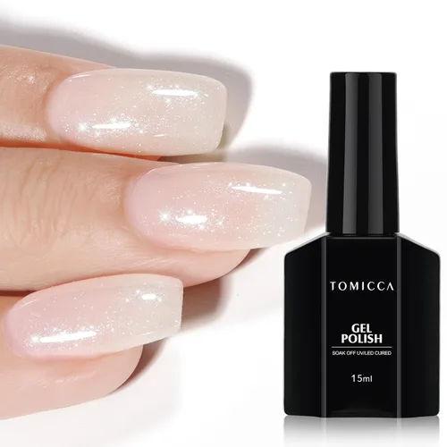 Vista 9 de TOMICCA Esmalte de uñas de gel marrón café, 0.5 onzas líquidas, esmalte de uñas de secado con LED UV para arte de uñas, manicura en casa, otoño e