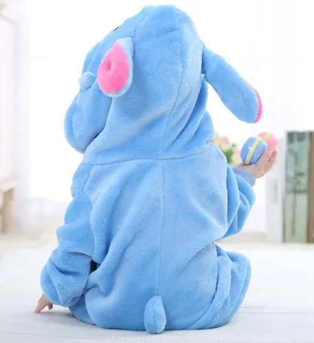Vista 3 de Conjunto para el hogar, disfraz unisex para bebés de animales y caricaturas animadas