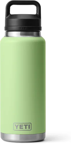Vista 30 de YETI Rambler - Botella de 36 onzas, aislada al vacío, a prueba de fugas, de acero inoxidable con tapón para sorbos Aislamiento al vacío Azul marino