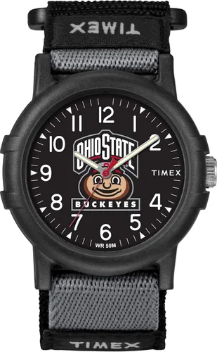 Vista 27 de Timex Reloj unisex Collegiate Recruit de 1.496 in - Tennessee Volunteers con correa de tela negra