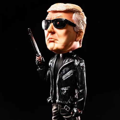 Vista 8 de Proud Patriots The Trumpinator Bobblehead El regalo #1 Patriótico y Presidente 2026 cumpleaños para conservadores o regalo de broma para liberales