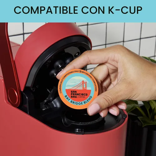 Vista 6 de Cápsulas de café compostables San Francisco Bay – Mezcla Bay Bridge (80 unidades) compatibles con K Cup, tostado medio