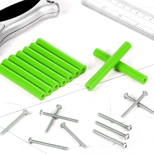Vista 6 de El kit extensor de 48 piezas de espaciadores de toma de corriente eléctrica incluye 24 interruptores de 3 pulgadas y 24 tornillos de toma