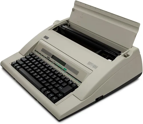 Vista 5 de Nakajima WPT-160 máquina de escribir electrónica portátil con cinta de película correctora (2 artículos) Cinta de película correcta, (2 artículos)