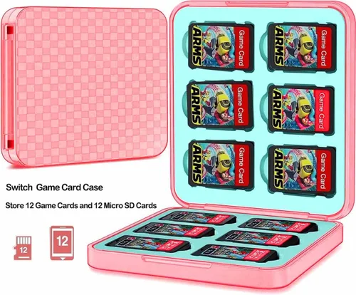 Vista 6 de Accessories Bundle for Nintendo Switch OLED - YOOWA girly Accessory Kit NS Oled Set with Carrying Case Protective Cover Screen Protector Game Card