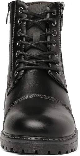 Vista 5 de Bruno Marc - Botas para hombre de combate estilo Oxford para motocicleta