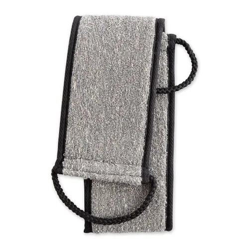 Vista 7 de Urbana Spa Prive - Puf de ducha para hombre, colección de carbón de bambú, marrón (6338)