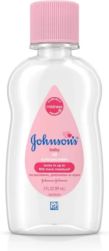 Vista 15 de Johnson's Baby Aceite para bebé, aceite mineral puro para prevenir la pérdida de humedad para recién nacidos, niños y adultos, aceite de masaje