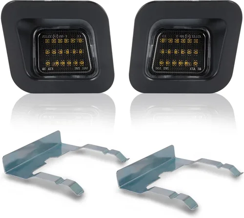 Vista 7 de Bestview Luz LED para placa de matrícula con retenedor de clip, conjunto de luces de etiqueta compatible con Dodge Ram 1500 2500 3500 2003-2018