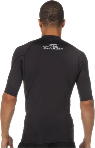 Vista 3 de O'Neill Basic Skins UPF 50+ - Camiseta de protección solar de manga corta para hombre Negro