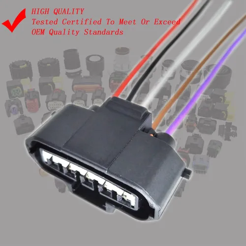Vista 6 de Nuevo Sensor Medidor de Flujo de Aire MAF Compatible con Mazda 2 3 323 5 6 626 B 197400-2010 (Arnés de Conector de Enchufe)