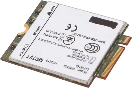 Vista 7 de Tarjeta de red 4G LTE, UMTS HSDPA HSPA+ LTE Módulo de red de computadora M.2 Interfaz, 300Mbps Plug and Play, para 7280 7285 7290 7389 7390 7480
