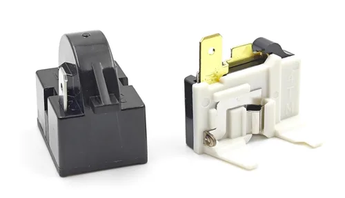 Vista 3 de Relé de arranque del compresor de 4.7 ohmios de 1 pin Kit de sobrecarga PTC compatible con mini refrigeradores, refrigeradores compactos