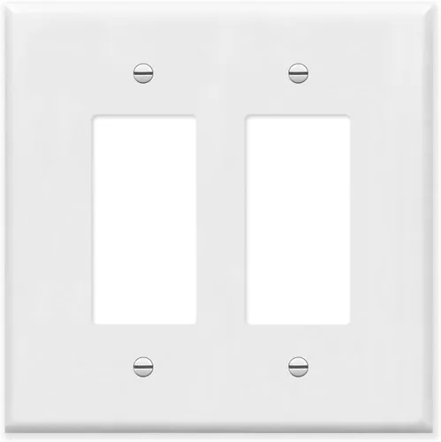 Vista 20 de Placa grande para interruptor de 1 banda, cubierta para caja eléctrica no utilizada, placa de pared en blanco de gran tamaño, placa de pared