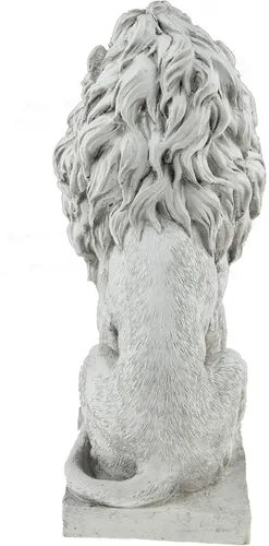 Vista 4 de Estatua de jardín de resina de león Figura de regalo para interiores y exteriores, decoración para decoración del hogar, patio, patio y jardín